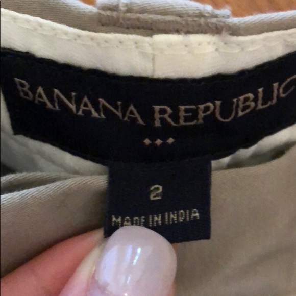 Banana republic tan trousers pants size 2 - Picture 3 of 5